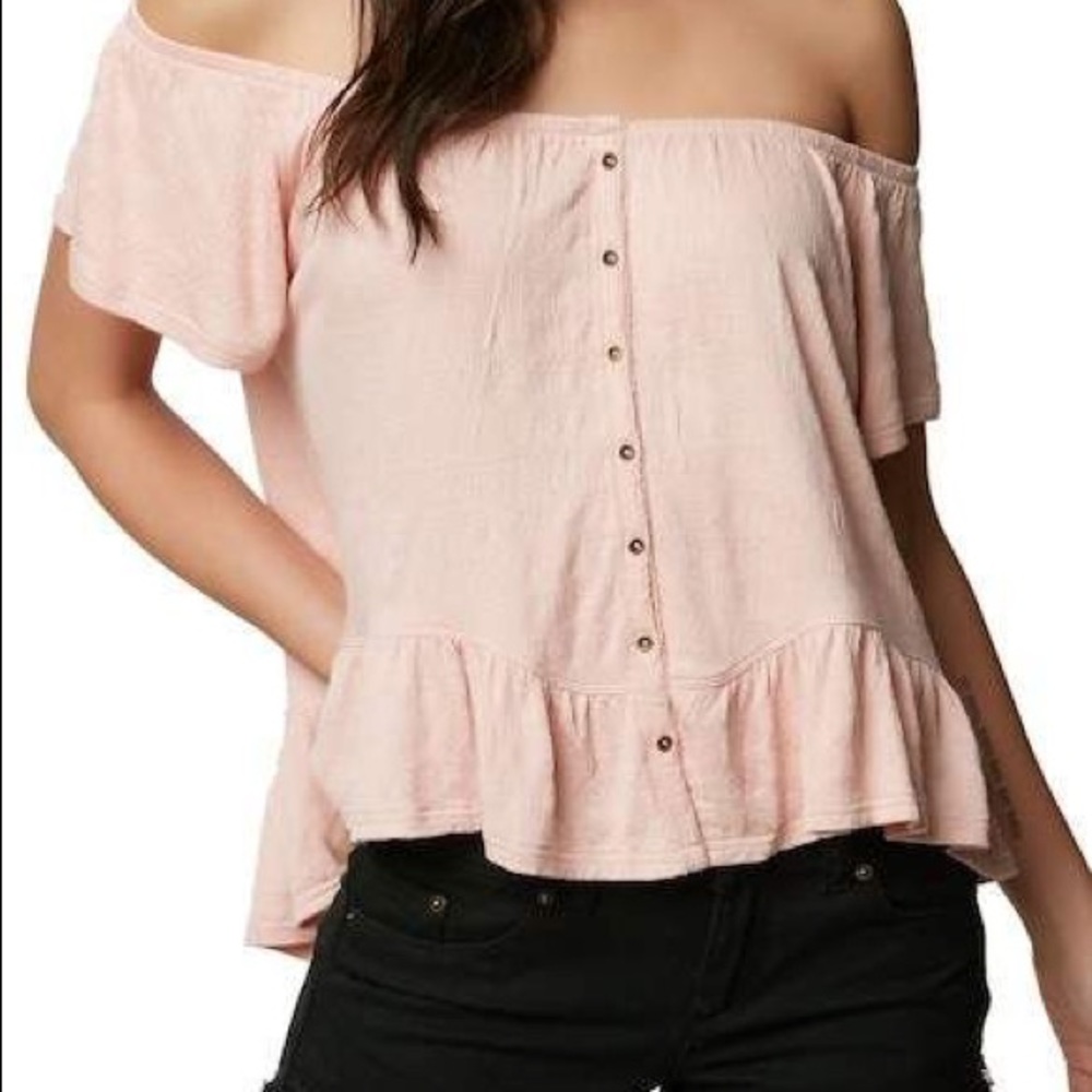 Nwt O’neill Farrah Solid Off The Shoulder Top - image 7
